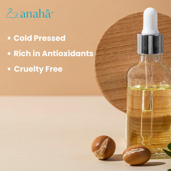 Argan Oil | Moroccan - Anti Aging & Skin Toner - USDA Organic - Cold Pressed - Anaha - 30ml