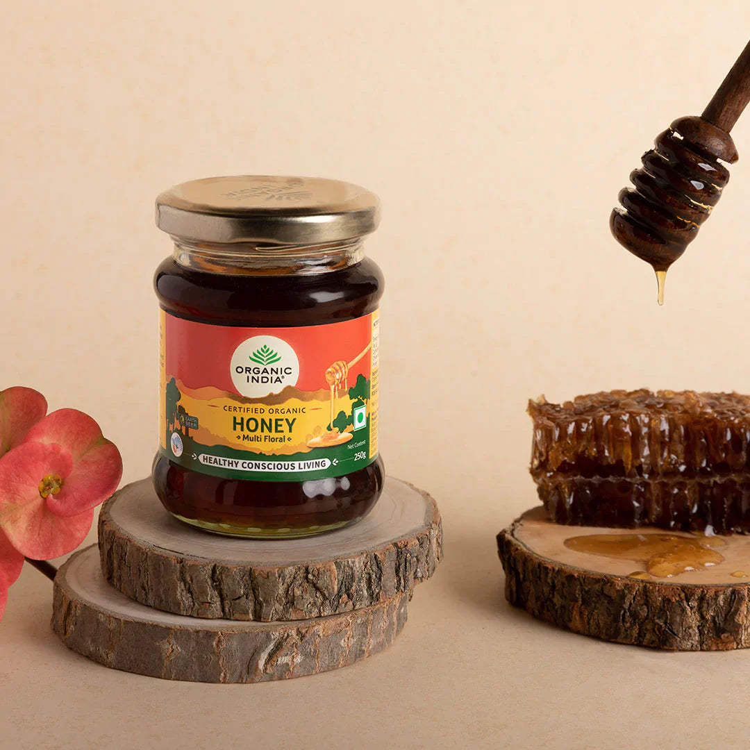 Honey | Organic Multi Floral Honey - Organic India - 500gm