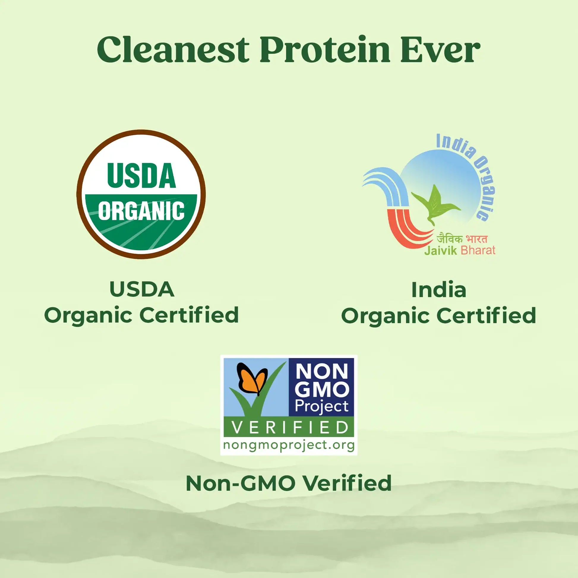 Protein Powder | Organic Plant-Based Protein Powder (Vanilla) - 28g Plant Protein -USDA Organic - Vegan, Gluten Free & Dairy Free - Orgaheal - 980gm