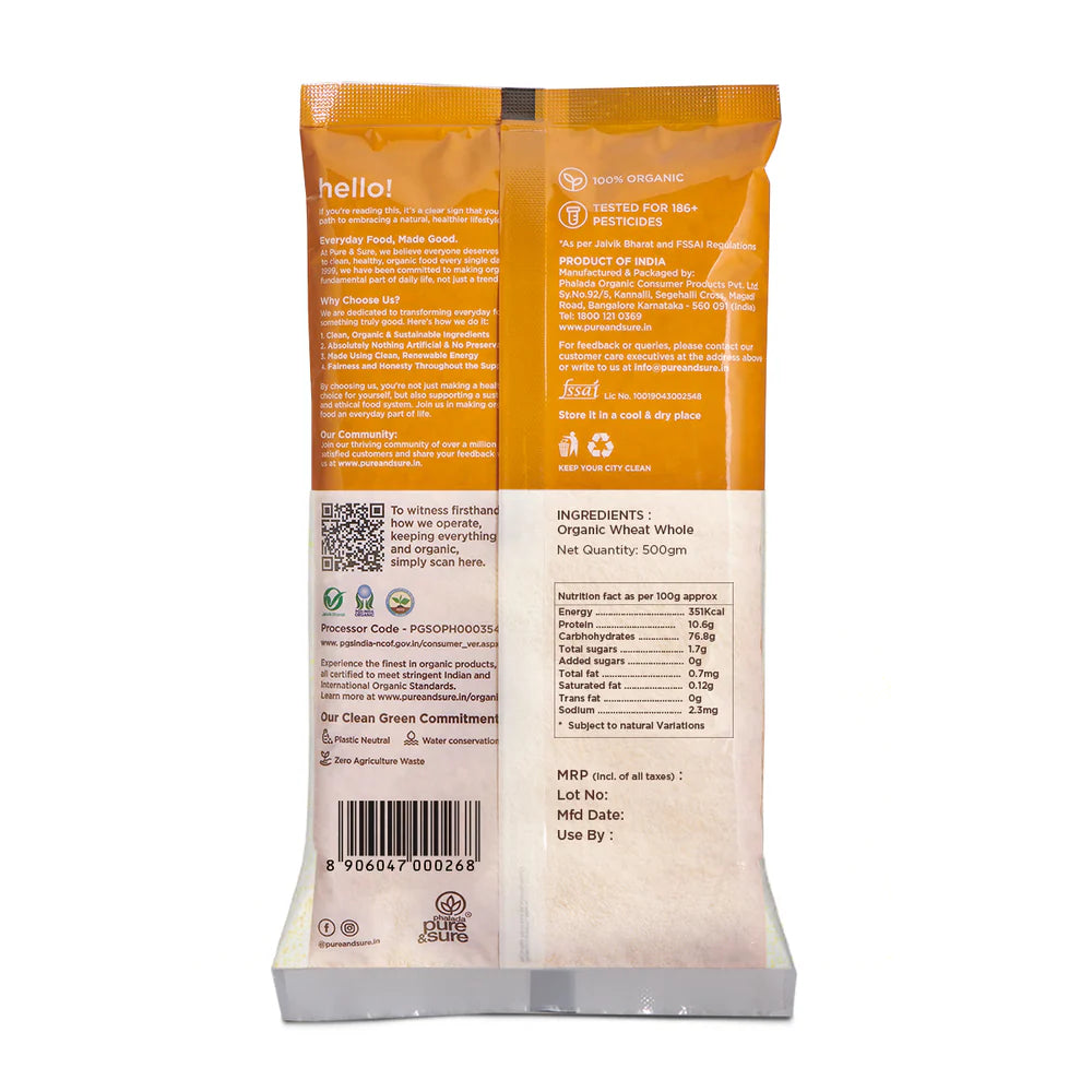 Rava – Pure And Sure – 500gm