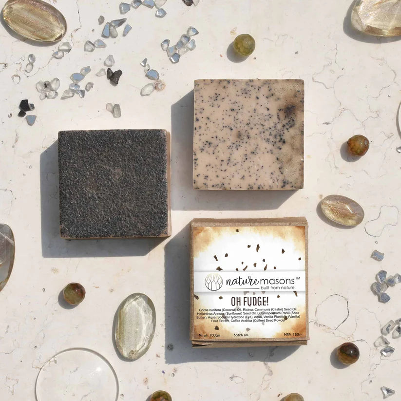 Soap | Organic Shea Butter Soap – Oh Fudge - Nature Masons - 100gm