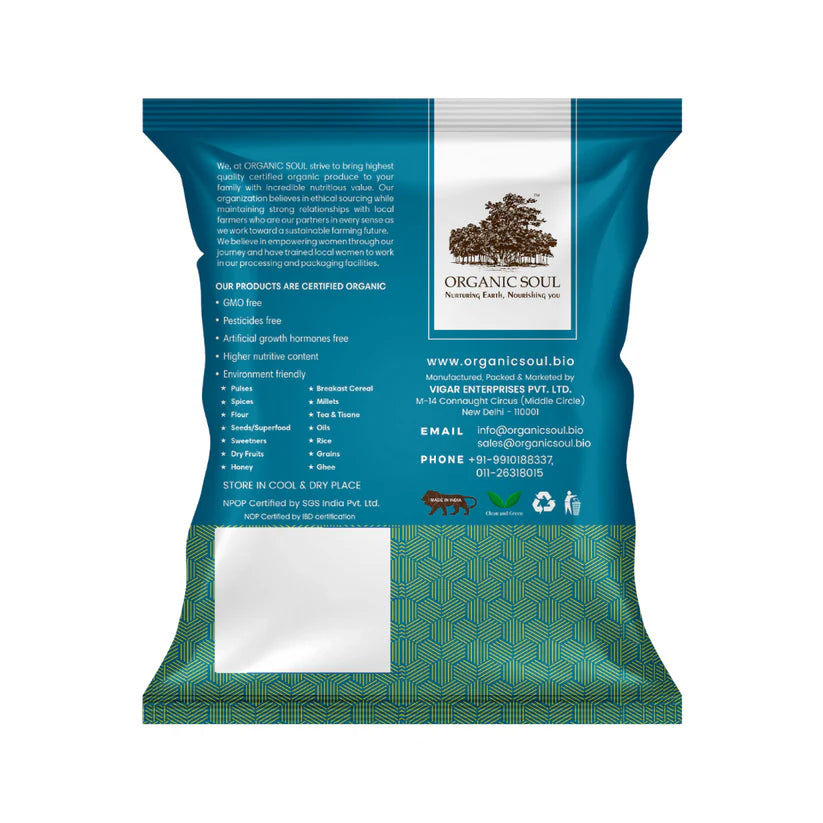 Black Pepper Powder | USDA Organic - Chemical Free & No Added Preservatives - Organic Soul - 100gm