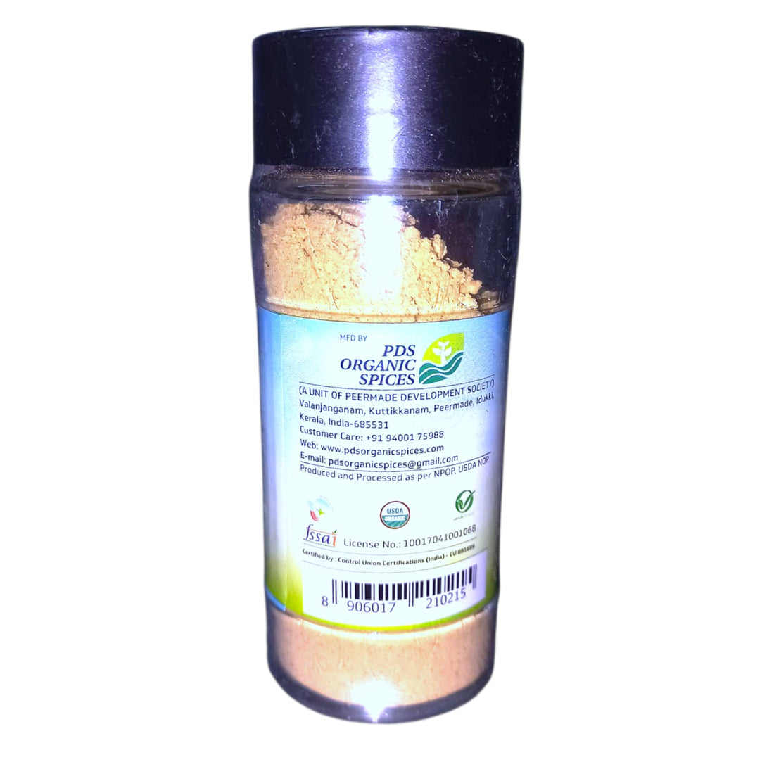 Ginger Powder | Organic Steam Sterilised - USDA Organic - Trubio Organic - 60gm