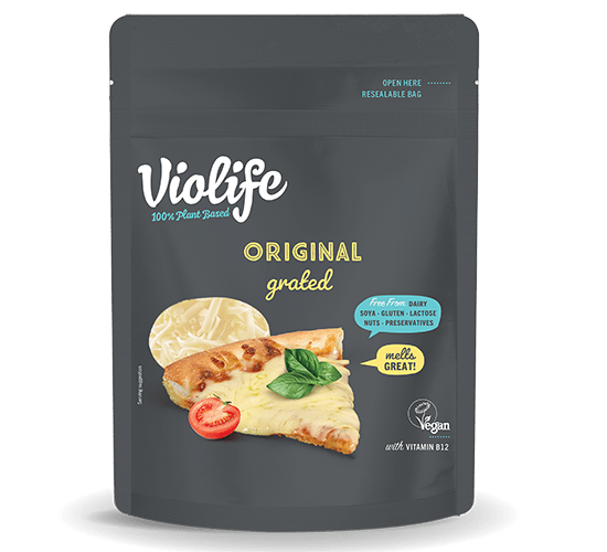 Cheese | Original Grated - Vegan, Gluten Free, Dairy Free, Soya Free, Lactose Free & No Added Preservatives - Violife - 175gm