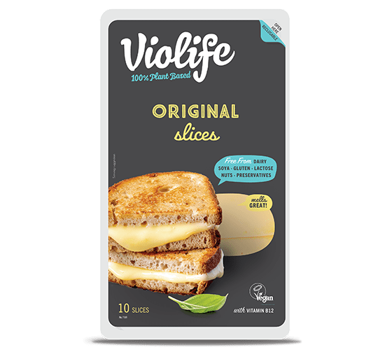 Cheese | Original Slice - Vegan, Gluten Free, Dairy Free, Soya Free, Lactose Free & No Added Preservatives - Violife - 175gm