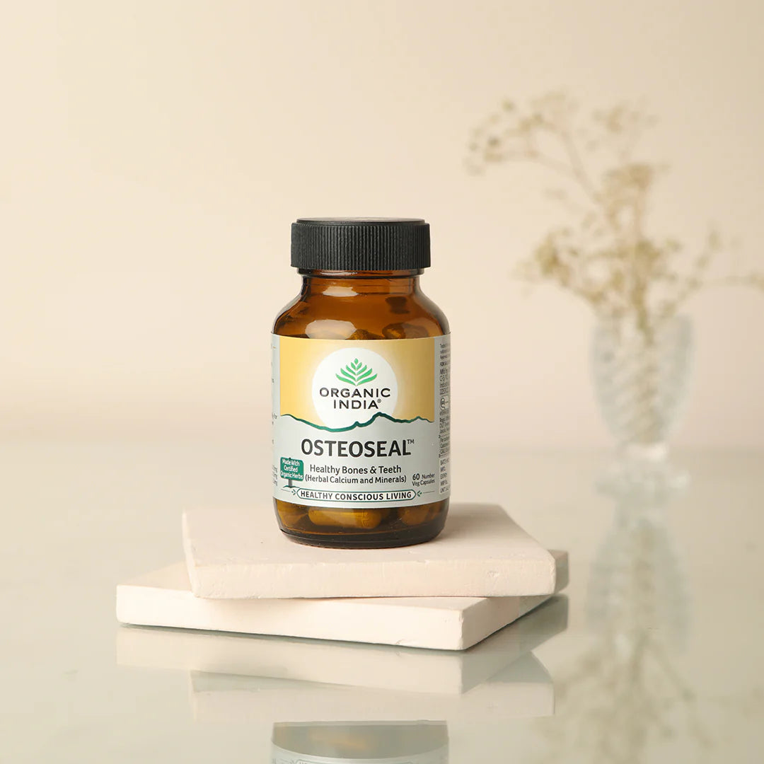 Osteoseal Bone Support (Herbal Calcium & Minerals) - Organic India - 60 Capsules