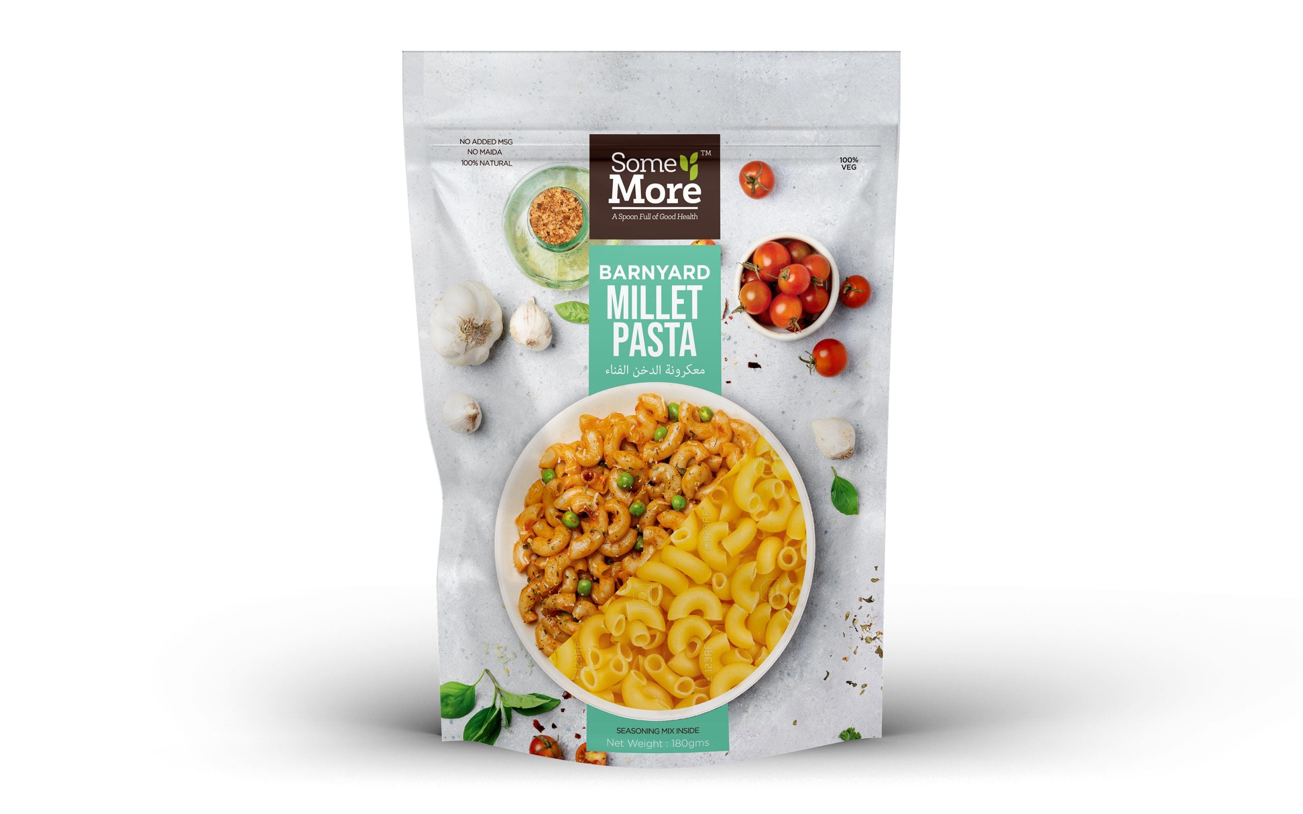Pasta | Barnyard Millet - Natural - No Maida, No Added Msg - Some More - 180gm