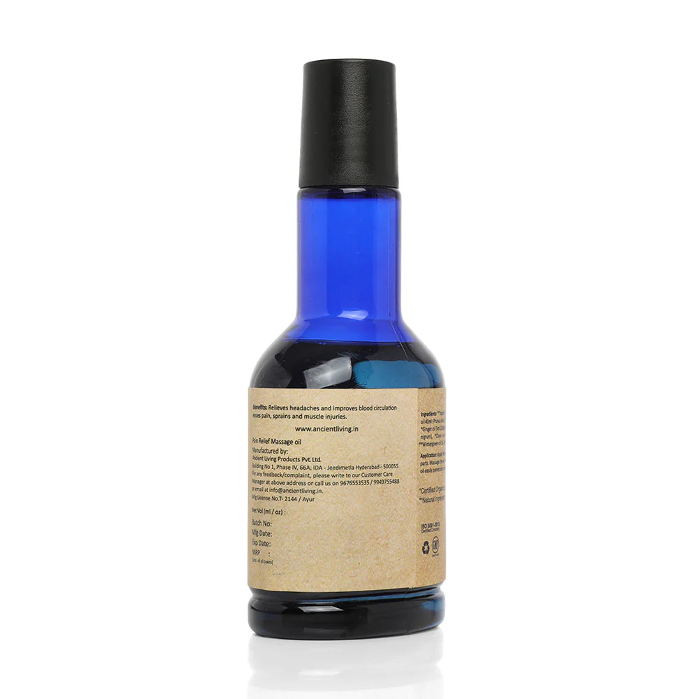 Pain Relief Massage Oil - Ancient Living - 100ml