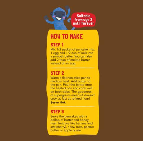 Millet Pancake: Chocolate - Low Sugar, No Maida & Low Salt - Slurrp Farm - 150gm