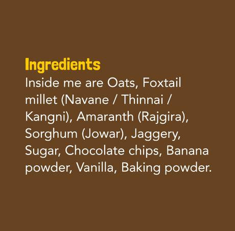 Millet Pancake: Chocolate - Low Sugar, No Maida & Low Salt - Slurrp Farm - 150gm