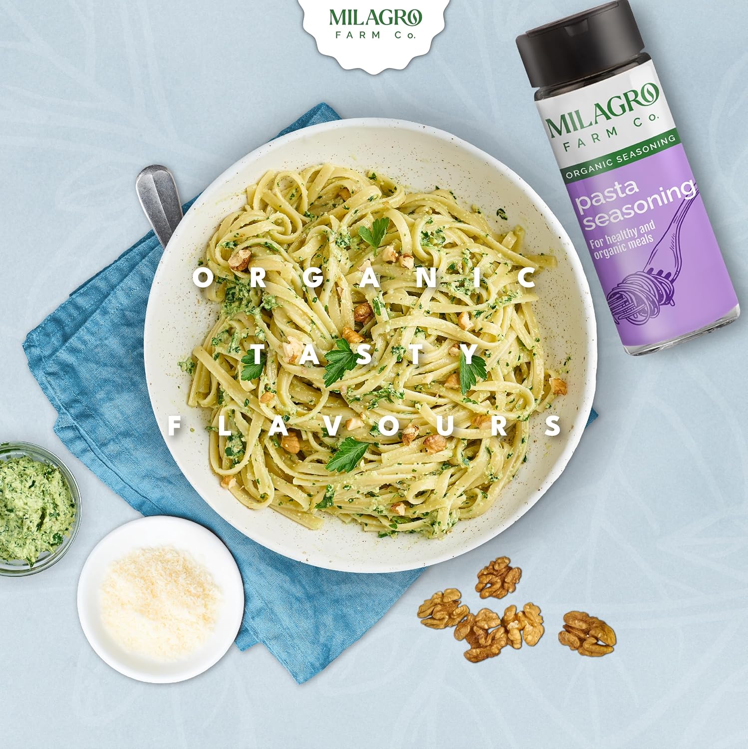 Seasoning | Pasta Seasoning - For Healthy And Organic Meals - Organic Seasoning – Milagro Farm Co. – 50gm