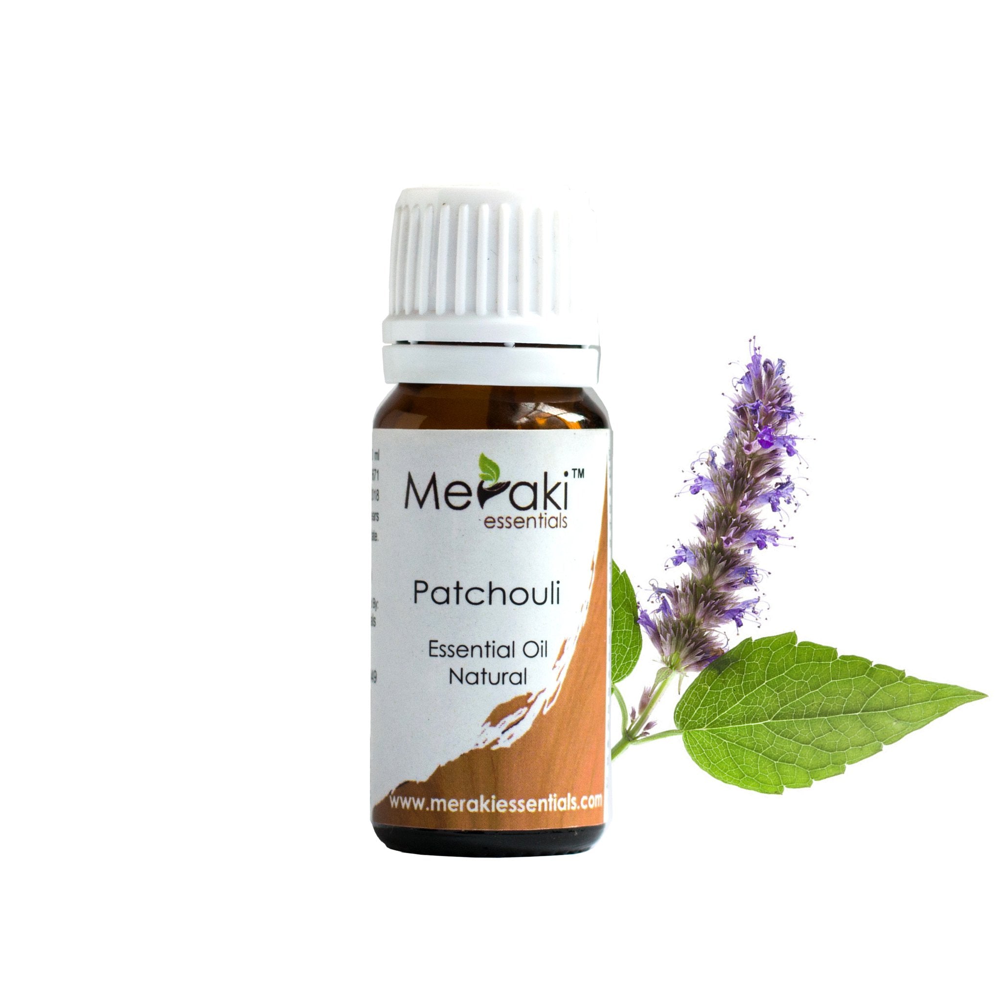 Patchouli Oil (Pogostemon Cablin) - Natural - Indian - Meraki Essentials - 10ml