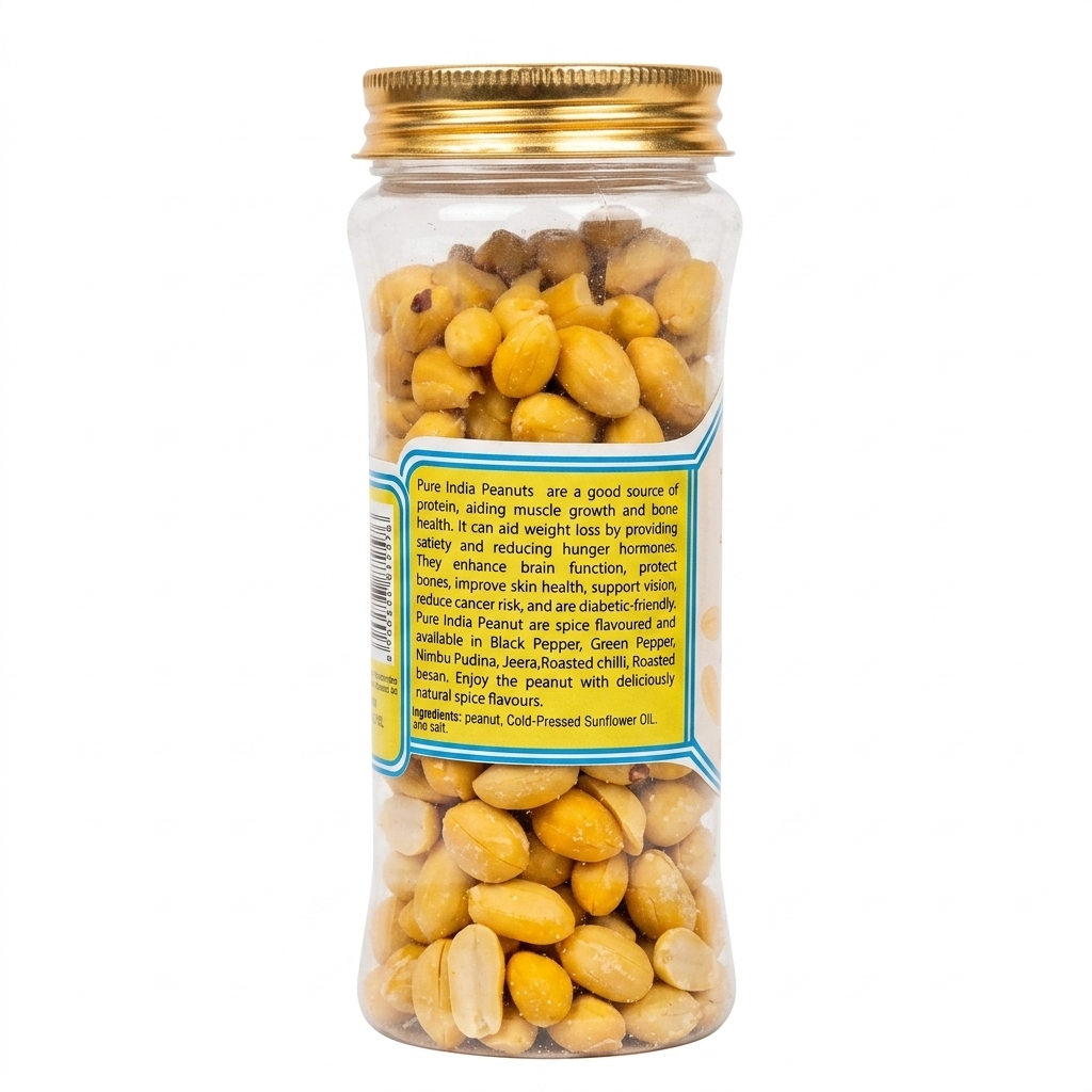 Peanut | Roasted Salt– No Added Preservatives, No Refined Oil, No Palm Oil & No Added Flavor Enhancer - Mrt Organic – 150gm