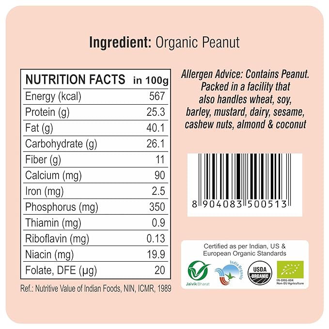 Peanuts - 24 Mantra - 500gm