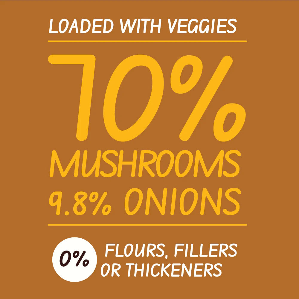 Mushroom Soup | Pepper Mushroom Soup (Loaded With Veggies 70% Mushrooms & 9.8% Onions) - 100% Clean - No Flours, Fillers, Thickeners, No Preservatives, Colours & No Additives - Simplify Foods - 40gm