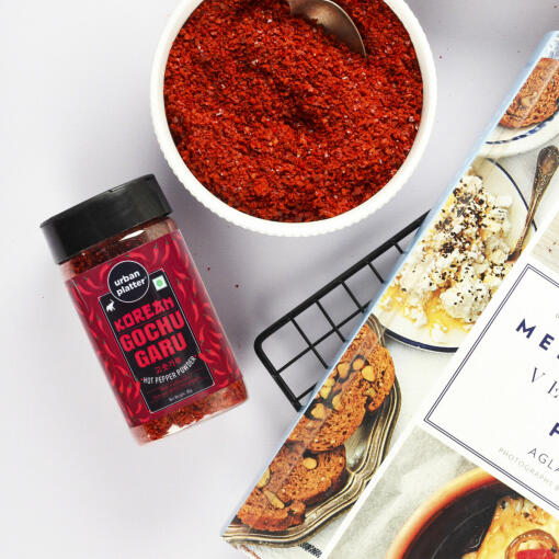Pepper Powder | Korean Gochugaru Hot (Made Traditionally From Sun Dried Chili Pepper) - Urban Platter - 80gm