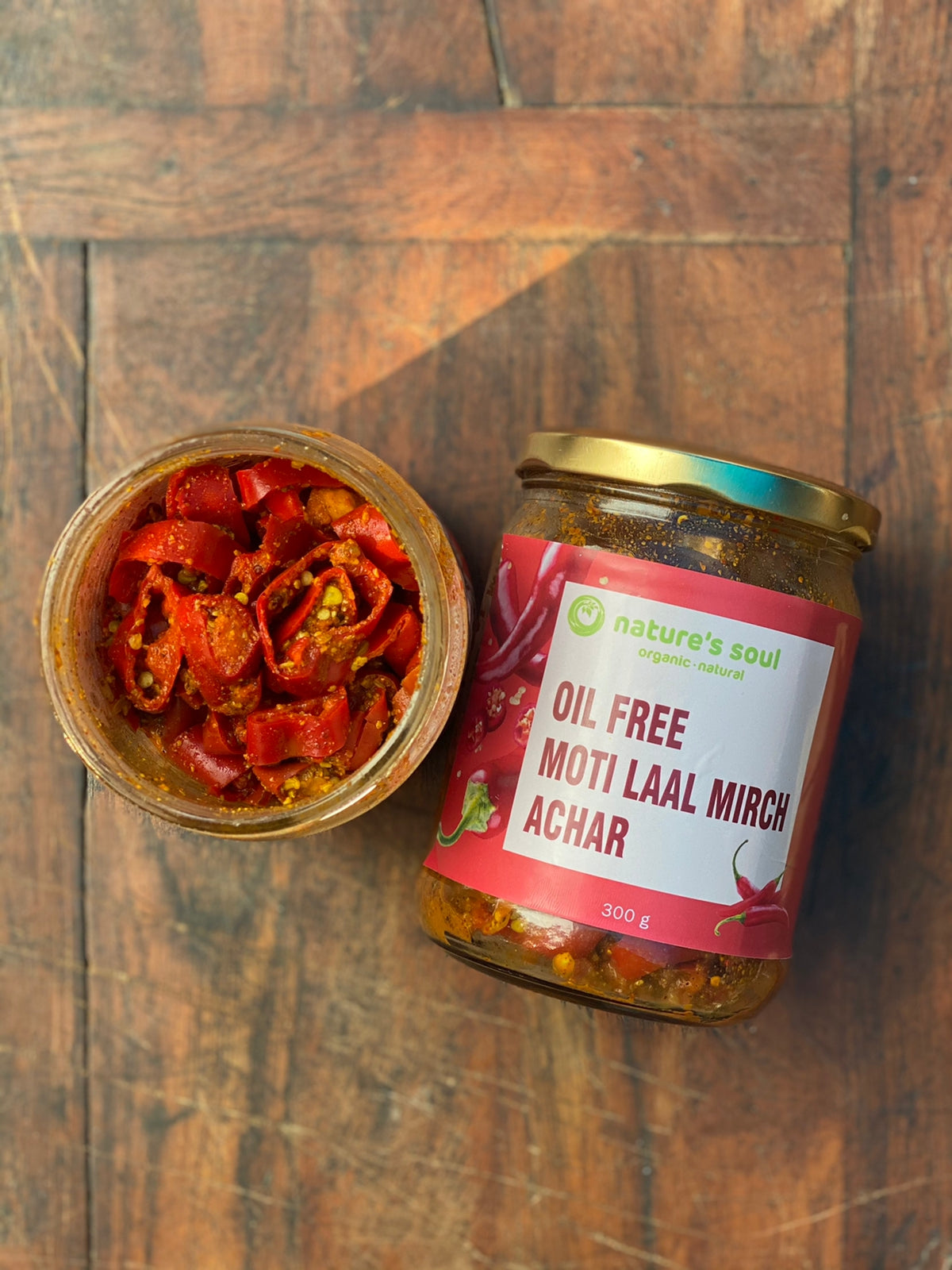 Pickle | Moti Lal Mirch Achar - Oil Free - Nature&