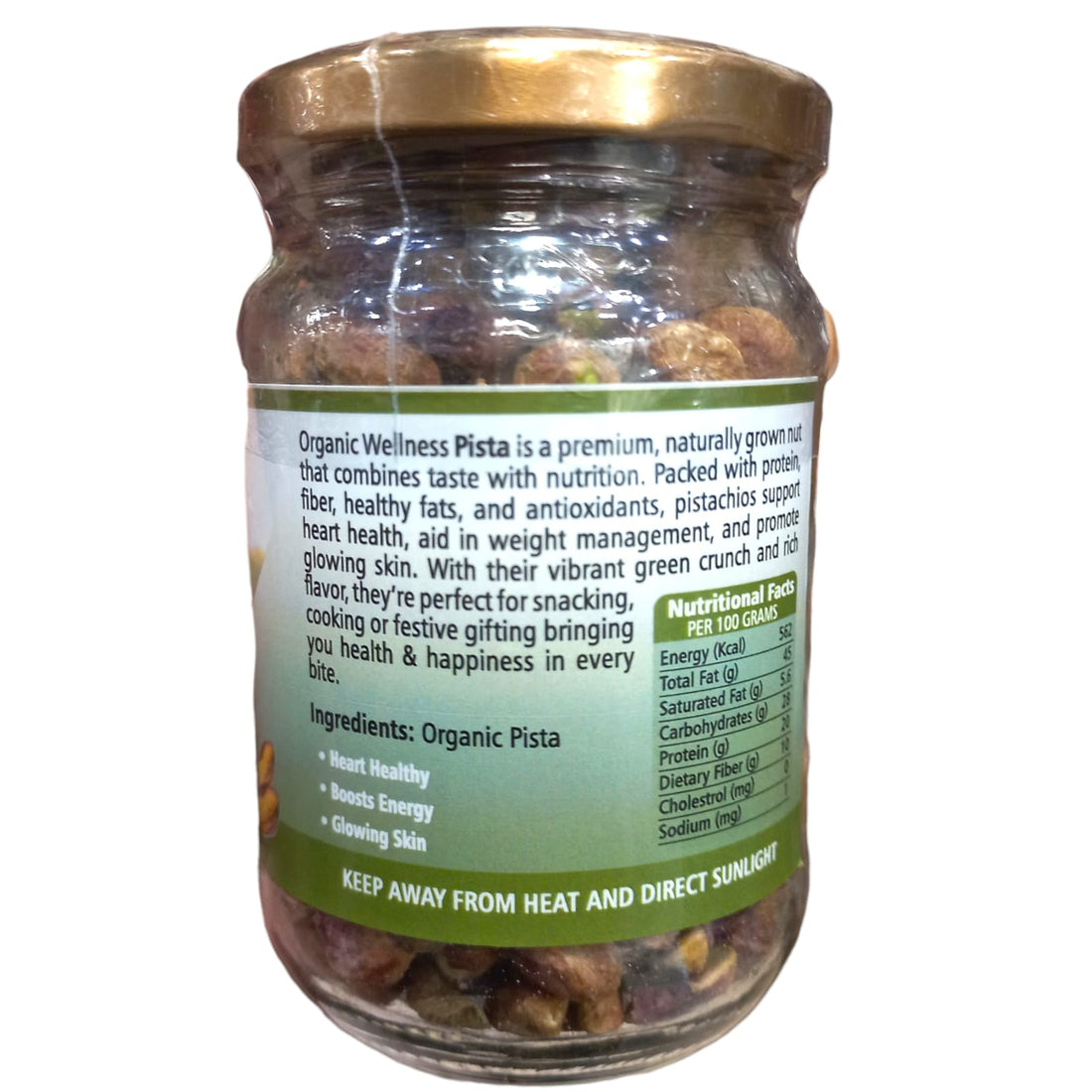 Pistachio | Certified Organic - Organic Wellness - 150gm