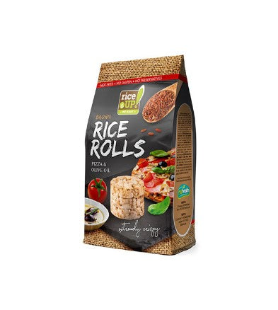 Pizza & Olive Oil Rice Rolls - Gluten Free, Not Fried, Diet Friendly & Whole Grain – Riceup - 50gm