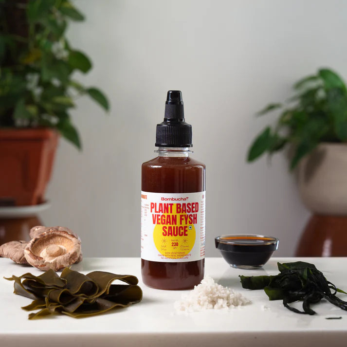 Sauce | Plant Based Fysh Sauce – Dip – Drizzle – Marinate – Vegan, No Artificial Ingredients & No Added Preservatives – Bombucha – 230gm