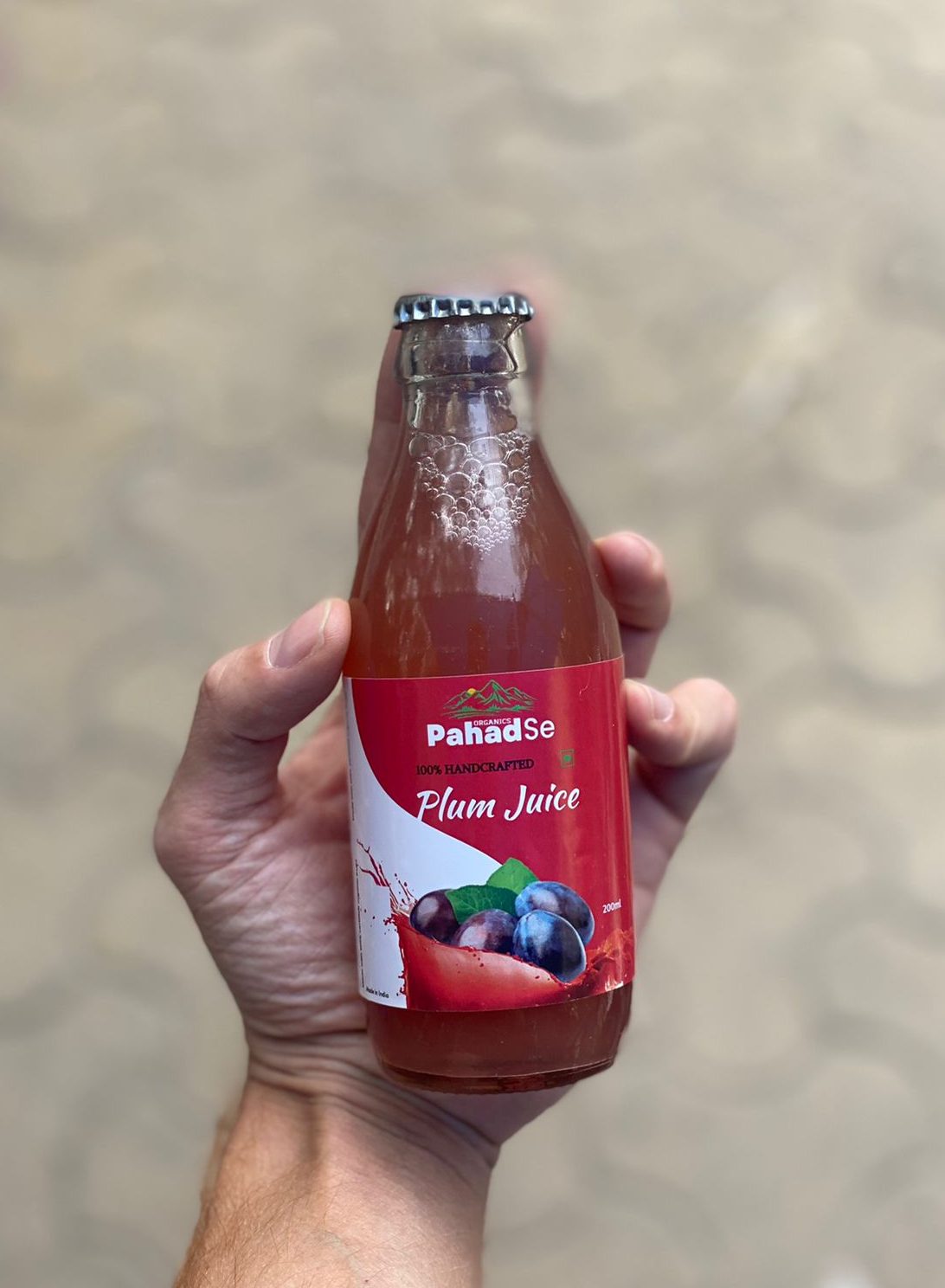 Plum Juice | Handcrafted – Natural – No Preservatives & No Artificial Colors - Pahad Se – 200ml