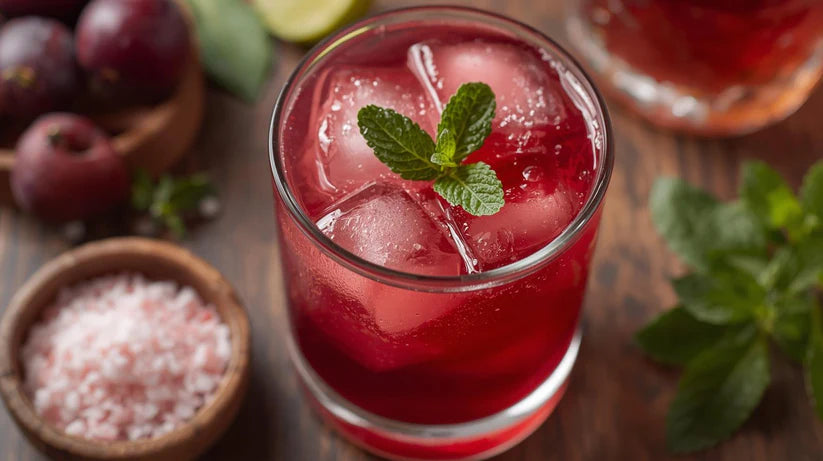 Plum Panna Drink | Indian Spiced Drink With Real Juicy Plums - No Preservatives & No Artificial Flavors - Phulo Phalo - 250ml