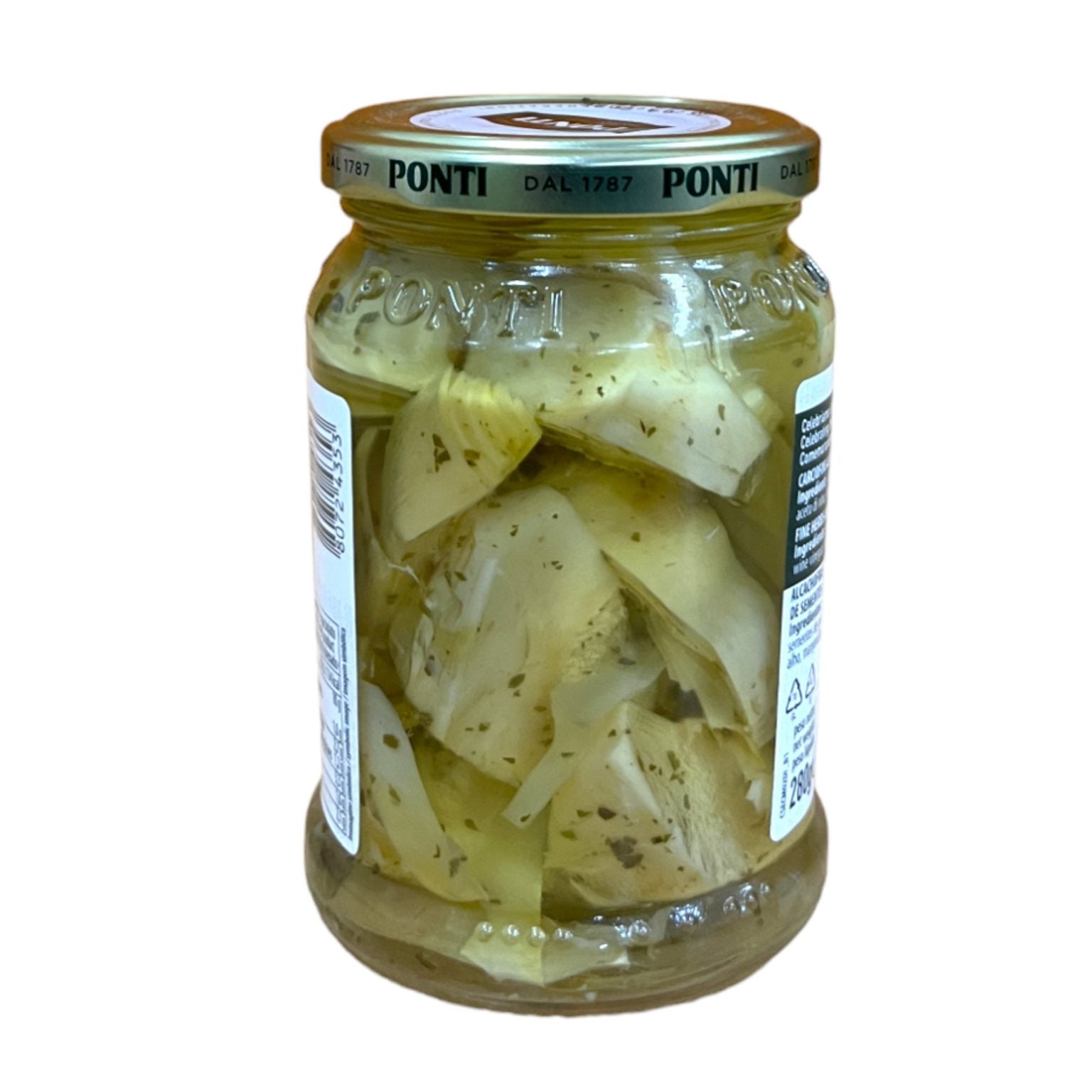 Artichokes | Fine Herbs Artichokes in Sunflower Oil - Italy - Ponti - 280gm