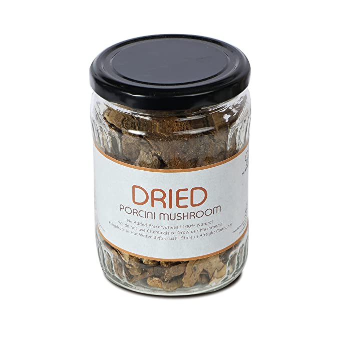 Porcini Mushroom | Dried - Natural - Indian - No Added Preservatives & Chemical Free - The Mushroom Hub - 50gm
