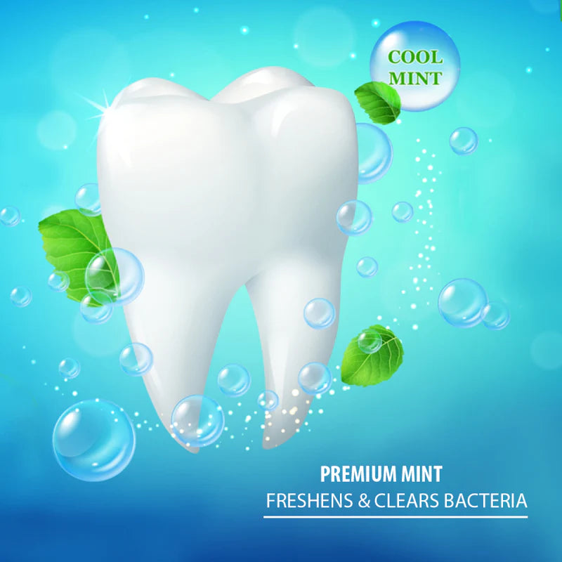 Toothpaste | Premium Mint - Vegan, Gluten Free, Glycerin Free, Fluoride Free & No Added Artificial Colors - Bentodent - 100gm