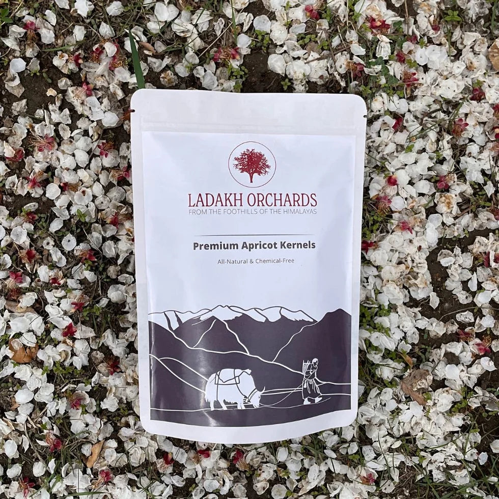 Apricots | Premium Apricot Kernels - From The Foothills Of The Himalayas - Sun Dried - All Natural & Chemical Free - Ladakh Orchards - 250gm