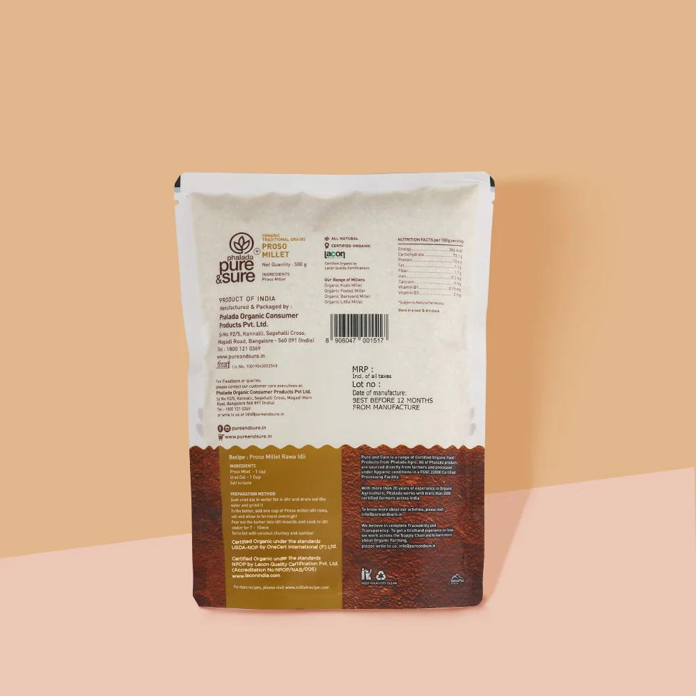 Proso Millet - Pure and Sure - 500ml