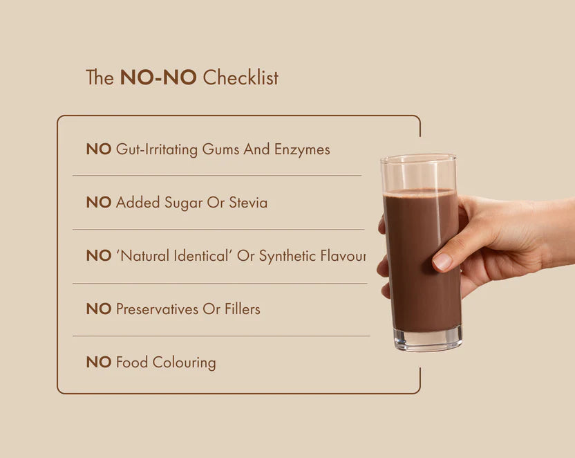 Protein Powder | Plant Protein – No Nonsense – Indonesian Cacao – 24gm Protein Per Serving – Vegan, Gluten Free, Soy Free, No Trans Fat, No Added Sugar, Gums, Enzymes & No Added Artificial Flavours – Cosmix – 1000gm