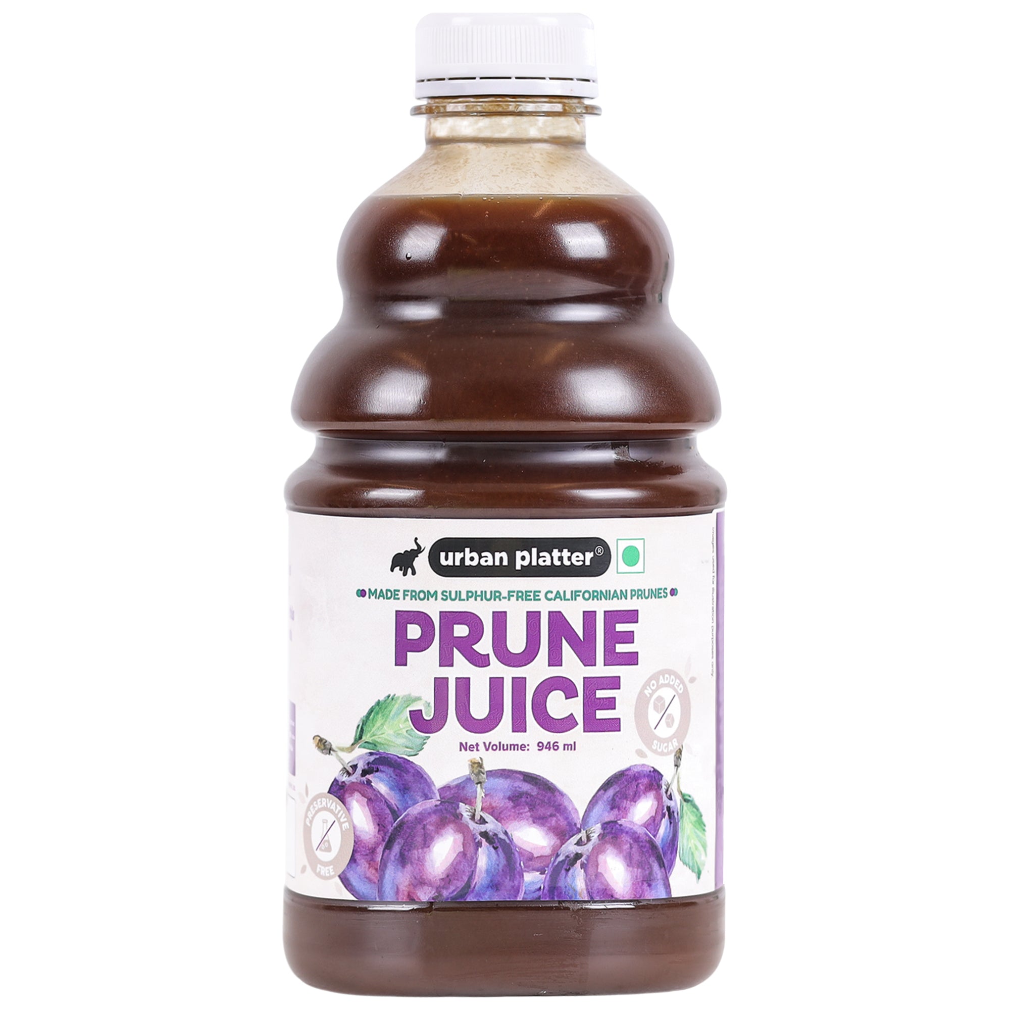 Prune Juice Californian Prune Digestive Health Drink Sulphur Free, No Added Sugar, Additives No Added Preservatives Urban Platter – 946ml