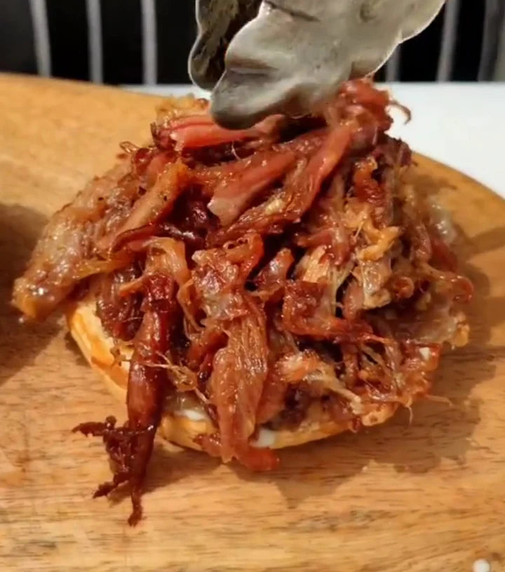 Pulled Pork | No Antibiotics And Hormone Free - No Fillers, No Gums, No Nitrates & Binder Using Fat Only - Nature&