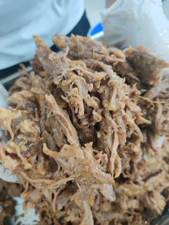 Pulled Pork | No Antibiotics And Hormone Free - No Fillers, No Gums, No Nitrates & Binder Using Fat Only - Nature&