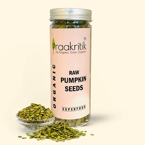 Pumpkin Seeds | Raw - USDA Organic - Praakritik – 200gm
