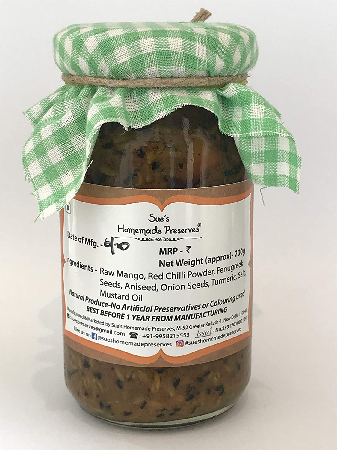 Punjabi Aam Ka Achaar – Sue&