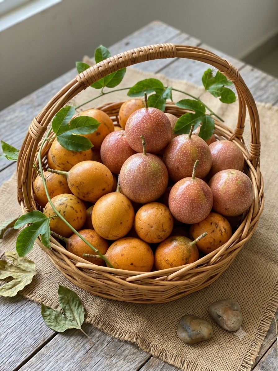 Fruit | Purple Passion Fruit & Yellow Passion Fruit (Kerala) Combo –Organically Grown Antioxidant-Rich -1000gm