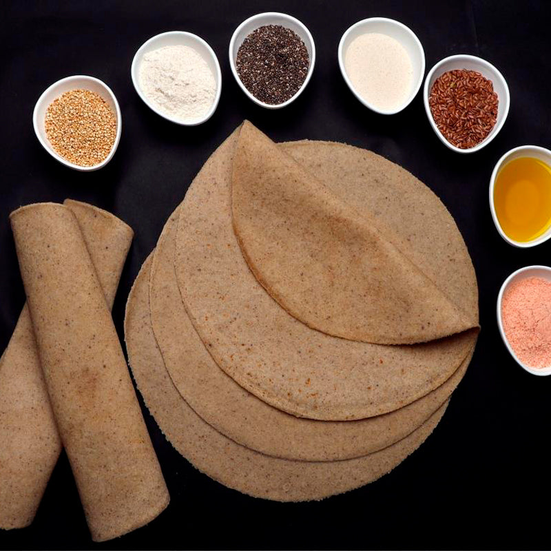Quinoa Roti | Wrap – Vegan, Gluten Free, No Maida, Keto Friendly, Diabetic Friendly & No Additives – Get Sorted – Pack Of 5