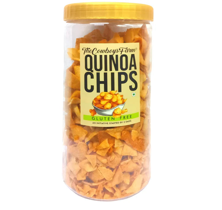 Chips | Quinoa Chips - Vegan, Gluten Free, No Flavor Enhancer, No Artificial Colors & No Added Preservatives – The Cowboys Farm – 160gm