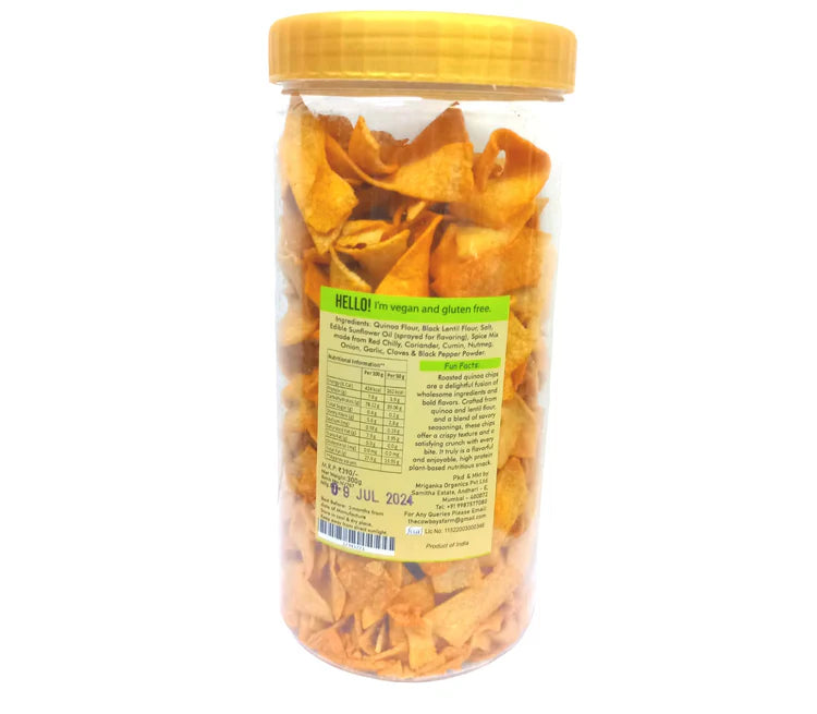 Chips | Quinoa Chips - Vegan, Gluten Free, No Flavor Enhancer, No Artificial Colors & No Added Preservatives – The Cowboys Farm – 160gm