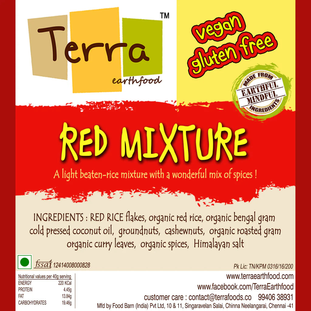 Red Mixture - Vegan & Gluten Free - Terra - 125gm