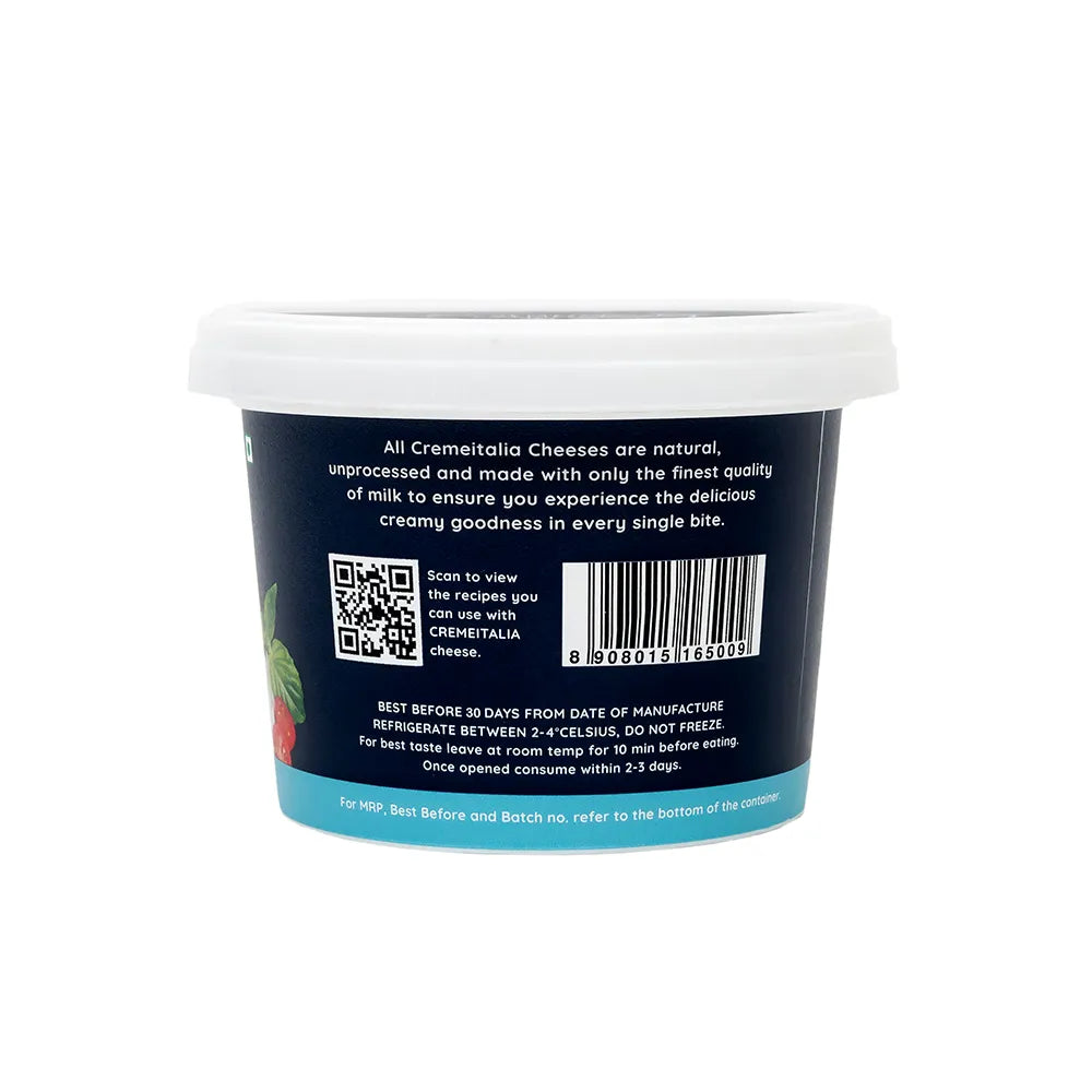 Fiordilatte Cherry Cheese – Pasteurized - Cremeitalia – 120gm