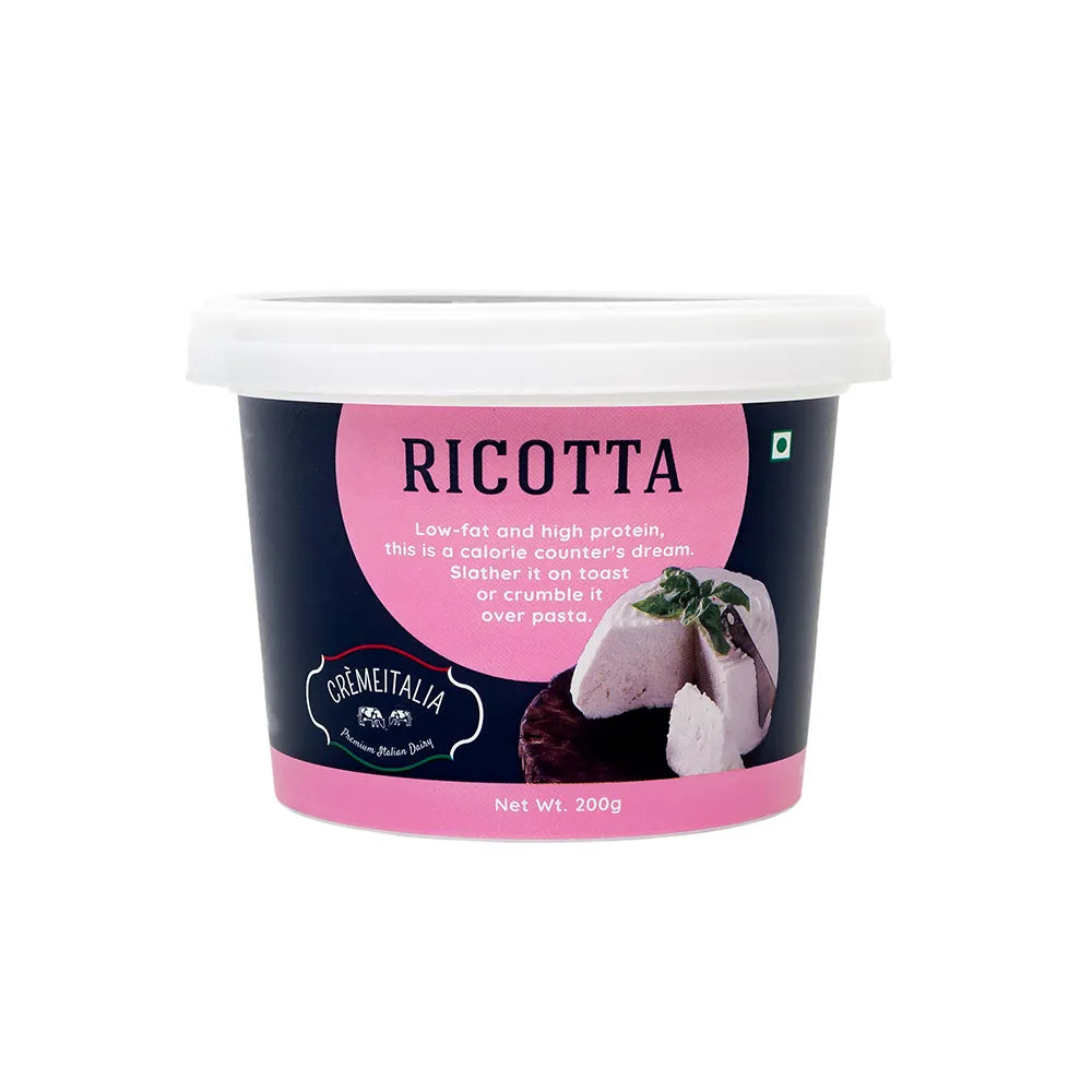 Ricotta Cheese - Pasteurized - Cremeitalia - 200gm