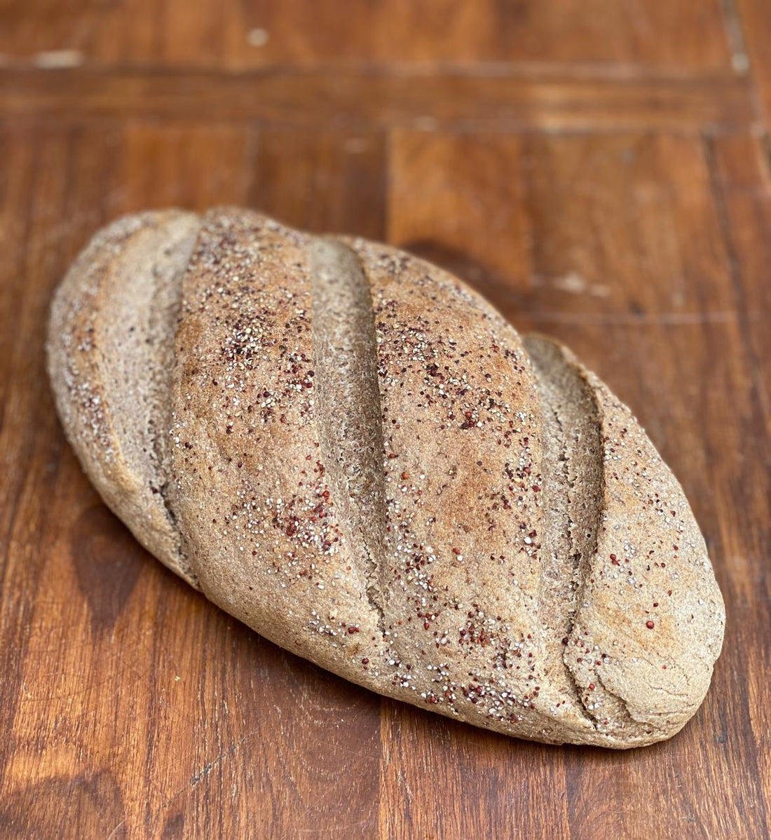 Ragi Rye Sourdough Bread - No Bread Improver, Emulsifiers, Stabiliser, No Preservatives & No Flavour Enhancer Or No Refined Sugar - German Bakery