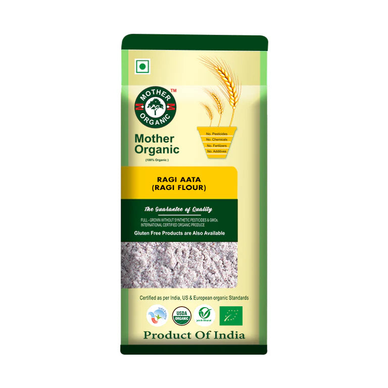 Ragi Atta - USDA Organic - Mother Organic - 500gm