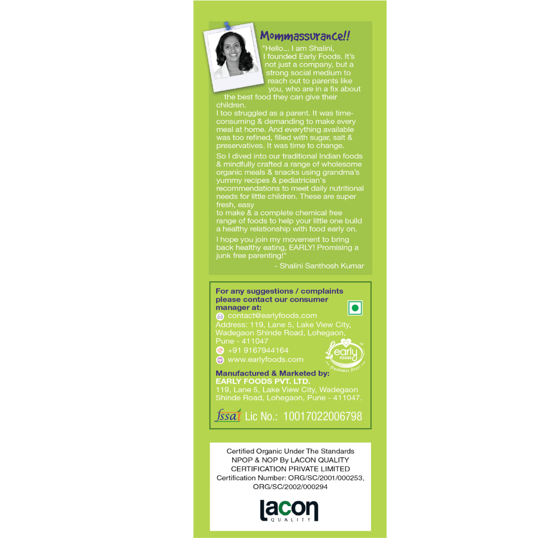 Ragi & Sesame Teething Sticks – Vegan, No Added Refined Sugar, No Maida & No Soda – Early Foods – 150gm