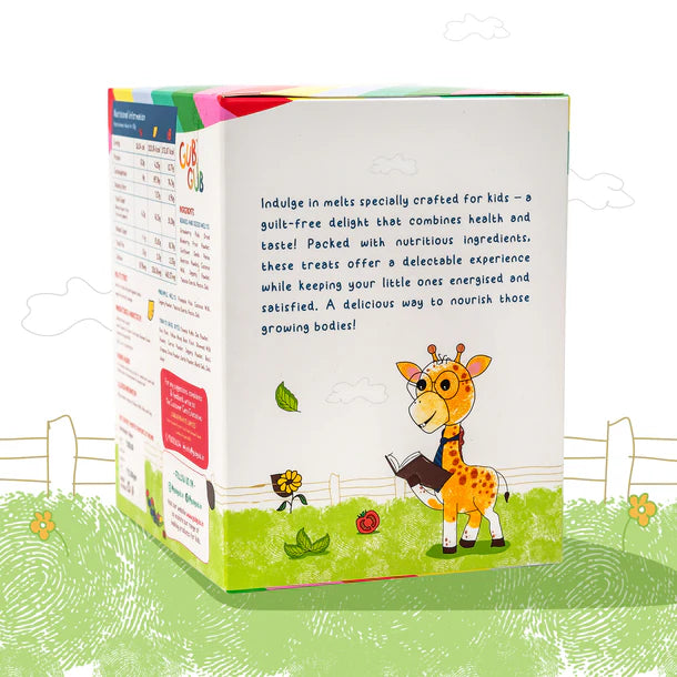 Melts | (Rainbow Delight Pack) - 12+ Months - All Natural Ingredients - No Added Preservatives & No Refined Sugar - GUB GUB - Pack Of 4