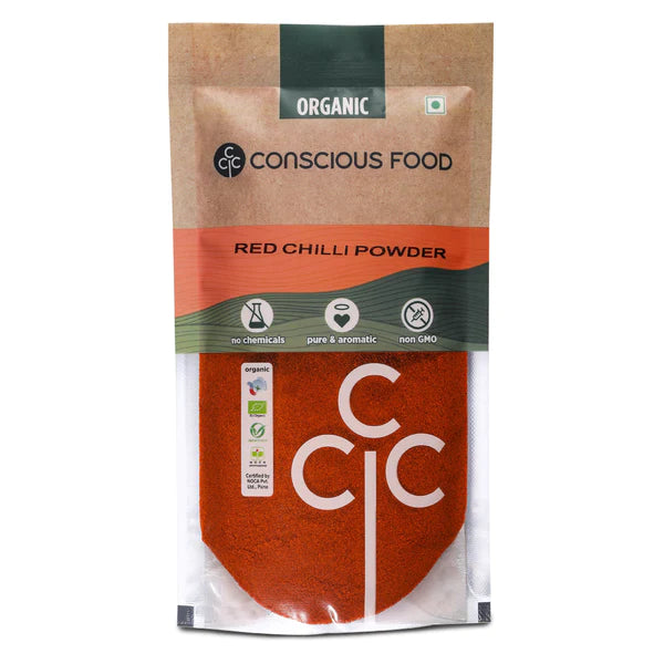Red Chilli Powder - Conscious Food - 100gm