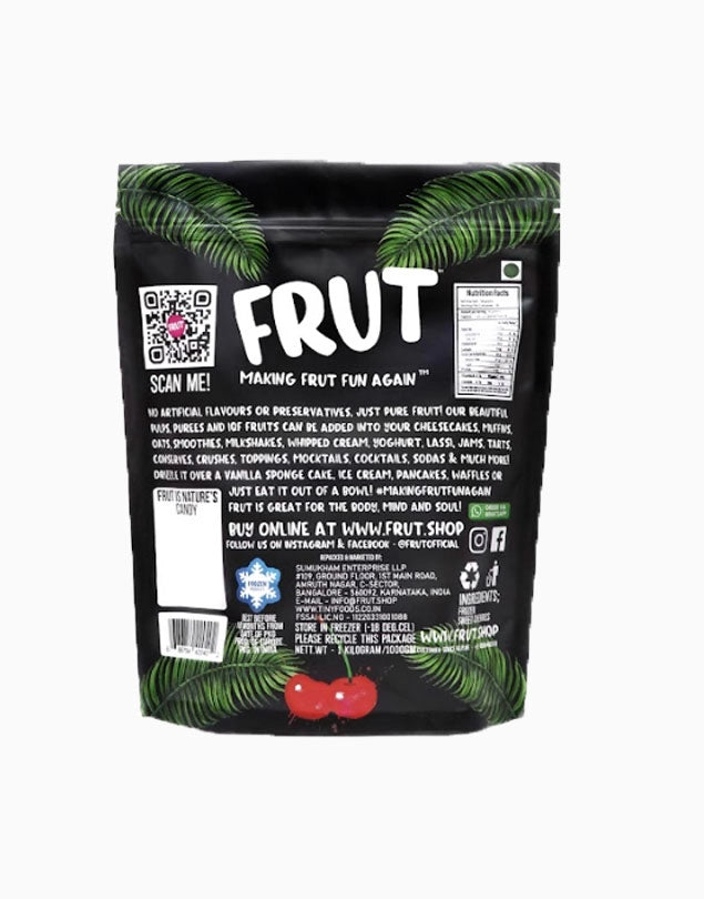 Red Currant | Frozen - Whole – No Added Sugar, Flavours & No Added Preservatives – Frut – 1000gm